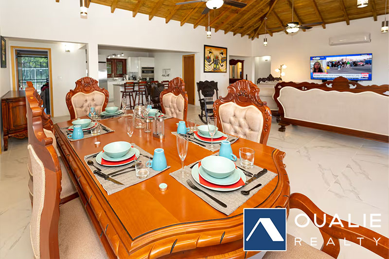 Dining area from Coldwell Banker St Kitts and Nevis Realty